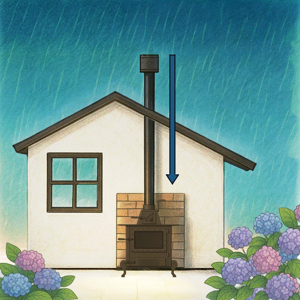 薪ストーブを使っていない時期